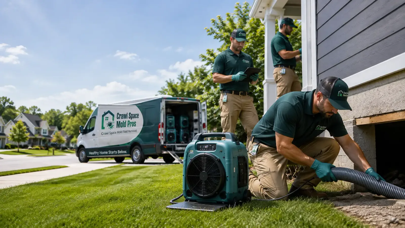 Crawl Space Mold Removal in Olds, IA